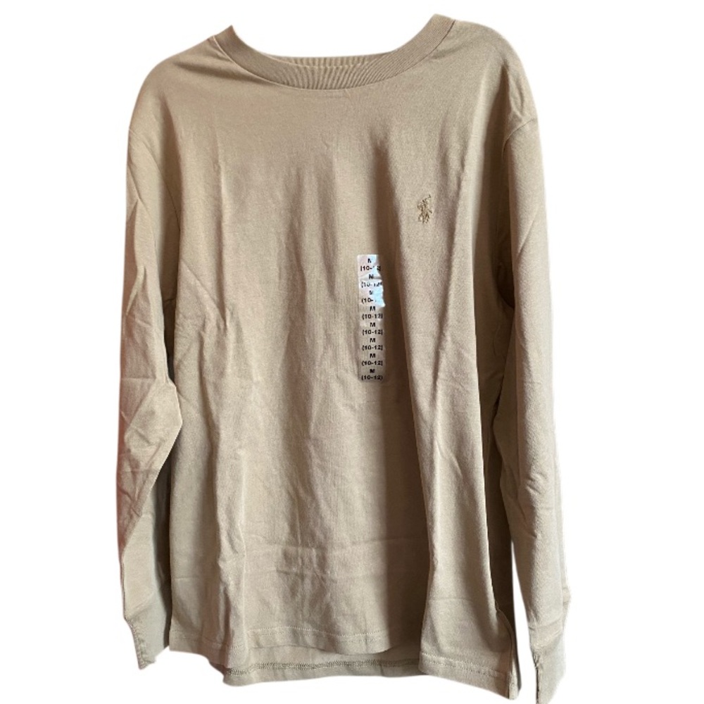Polo Ralph Lauren Tan Long Sleeve Shirt NWT size XL (18/20)